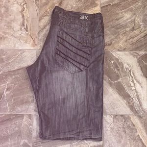 Men’s Brooklyn Xpress Distressed Grey Jeans